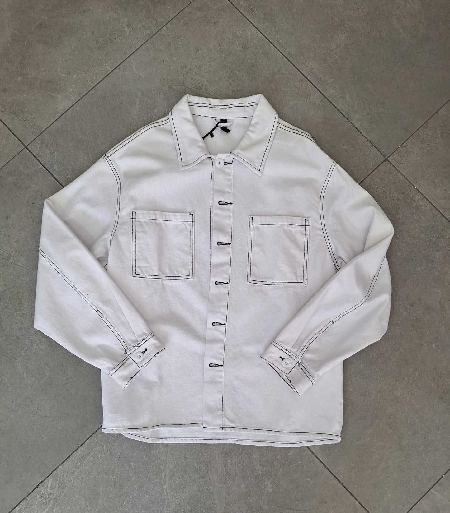 Camicia Jeans Bianca