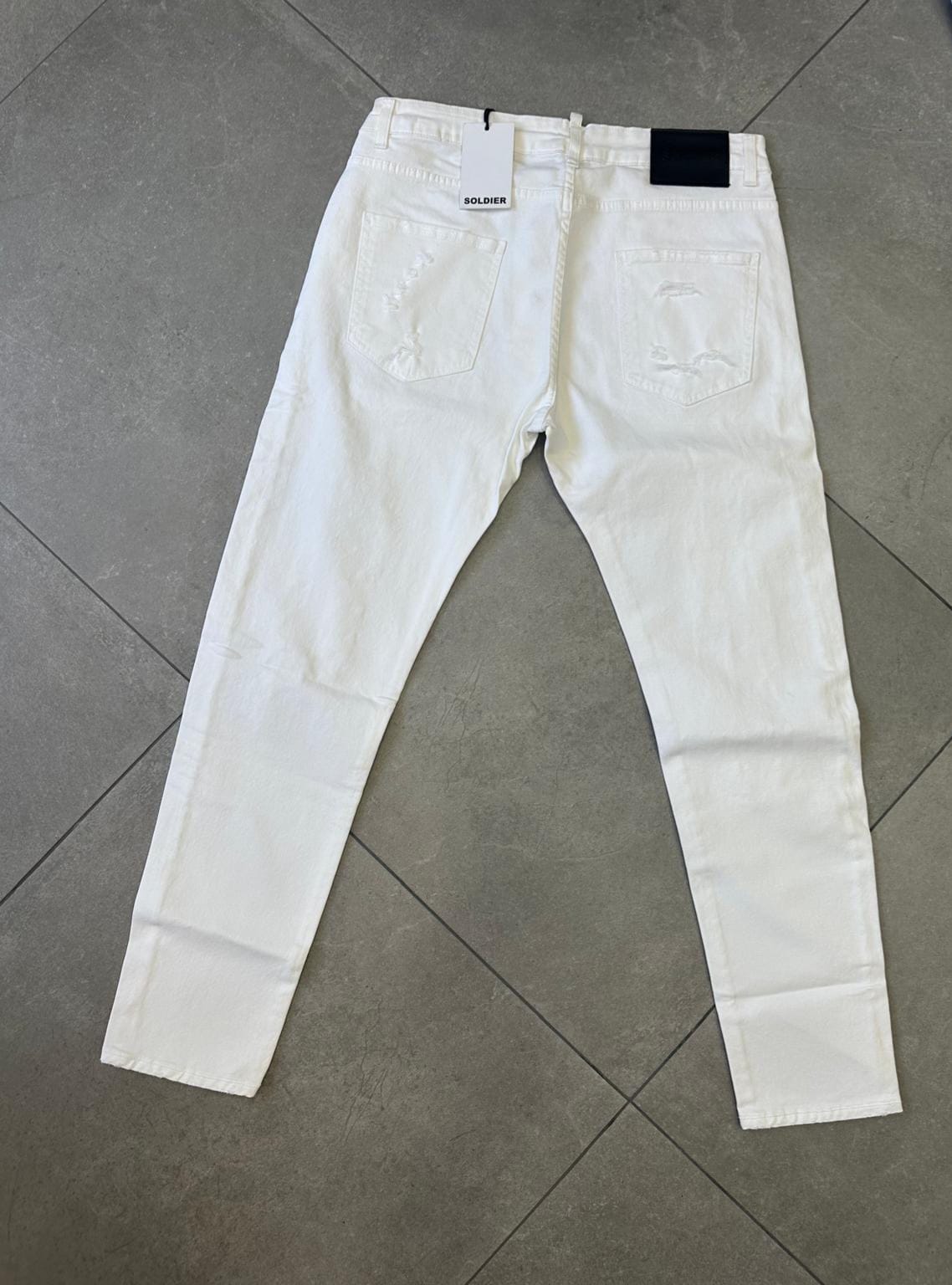 Jeans Soldier Bianco