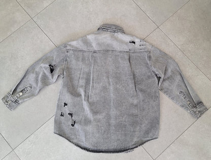 Camicia Jeans Grigio